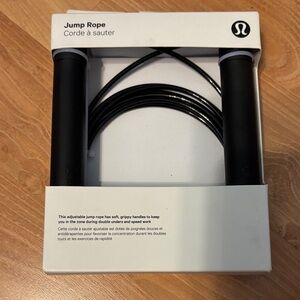 Lululemon Athletica Black Jump Rope